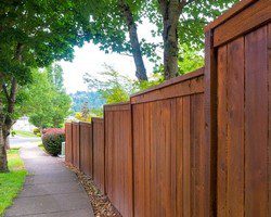 wood fence